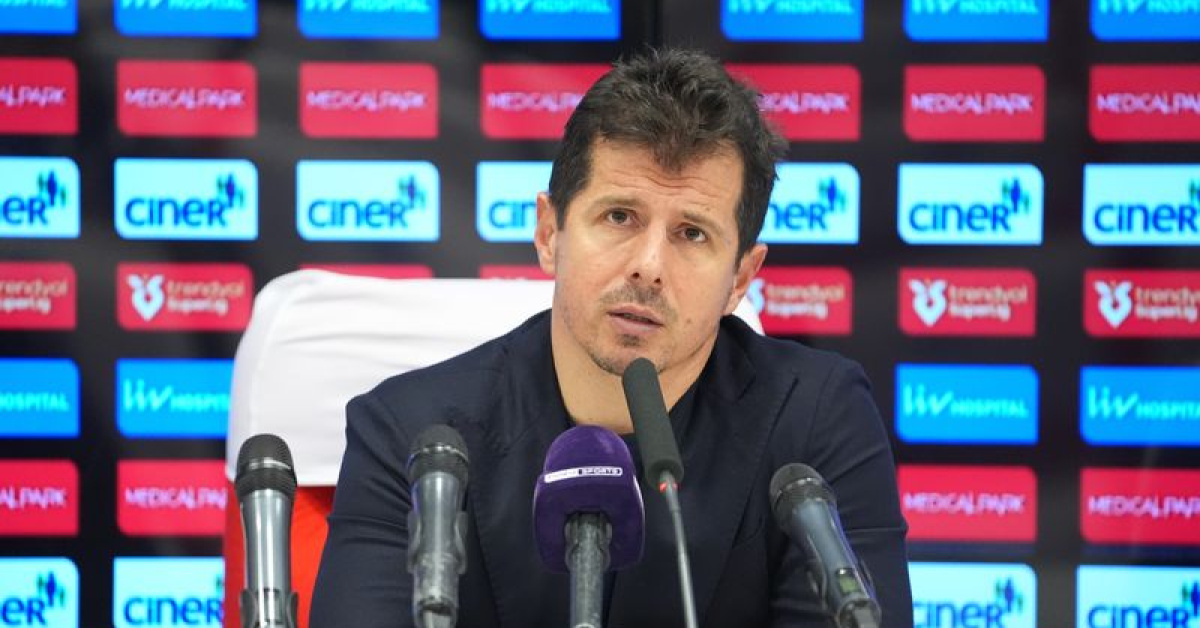 Kasımpaşa Teknik Direktörü Emre Belözoğlu'nun Gaziantep Futbol Kulübü Maç Sonrası