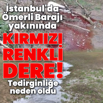 Baraj yakınında korkutan görüntü!