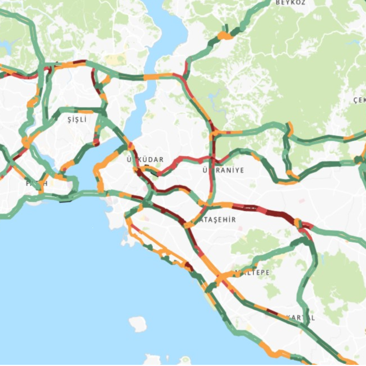 Anadolu Yakası'nda trafik felç!