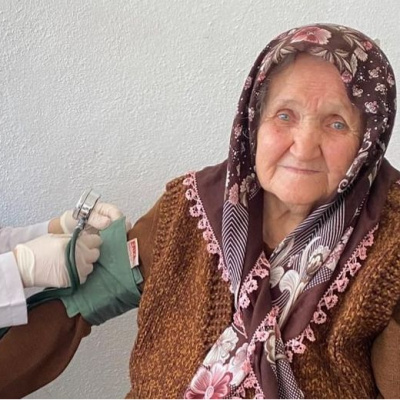 Köyde yaşayanlara kanser taramasının önemi anlatıldı