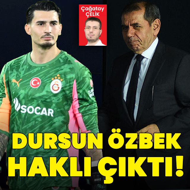 Dursun Özbek haklı çıktı!