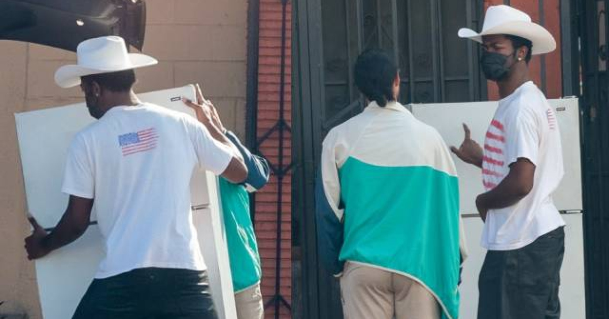 Lil Nas X İkinci El Buzdolabı Alırken Görültüye Maruz Kalın