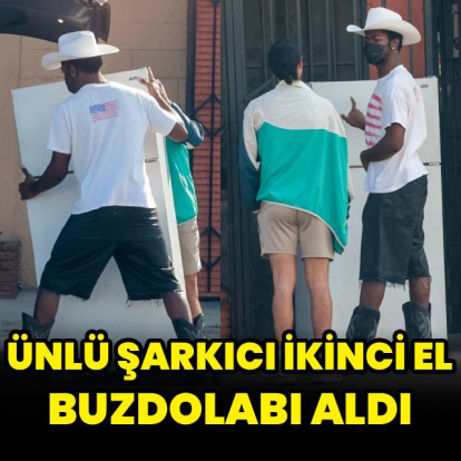 İkinci el buzdolabı aldı