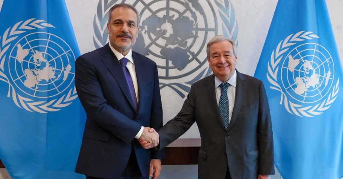 Bakan Fidan, BM Genel Sekreteri ile görüştü