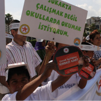Çocuk işçiliğine kırmızı kart