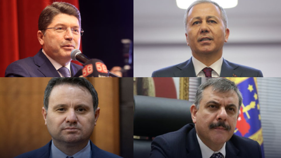 İçişleri ve Adalet Bakanları değişti