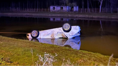 Araç takla atarak kanala düştü: 1 ölü
