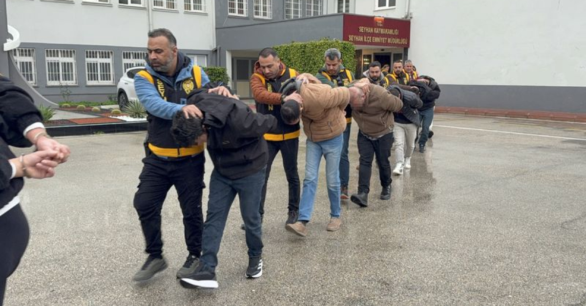 'Profesör', 'Azad' ve 'Firavun': Adana'da Organize Suç Şebekesi Ele Geçirildi