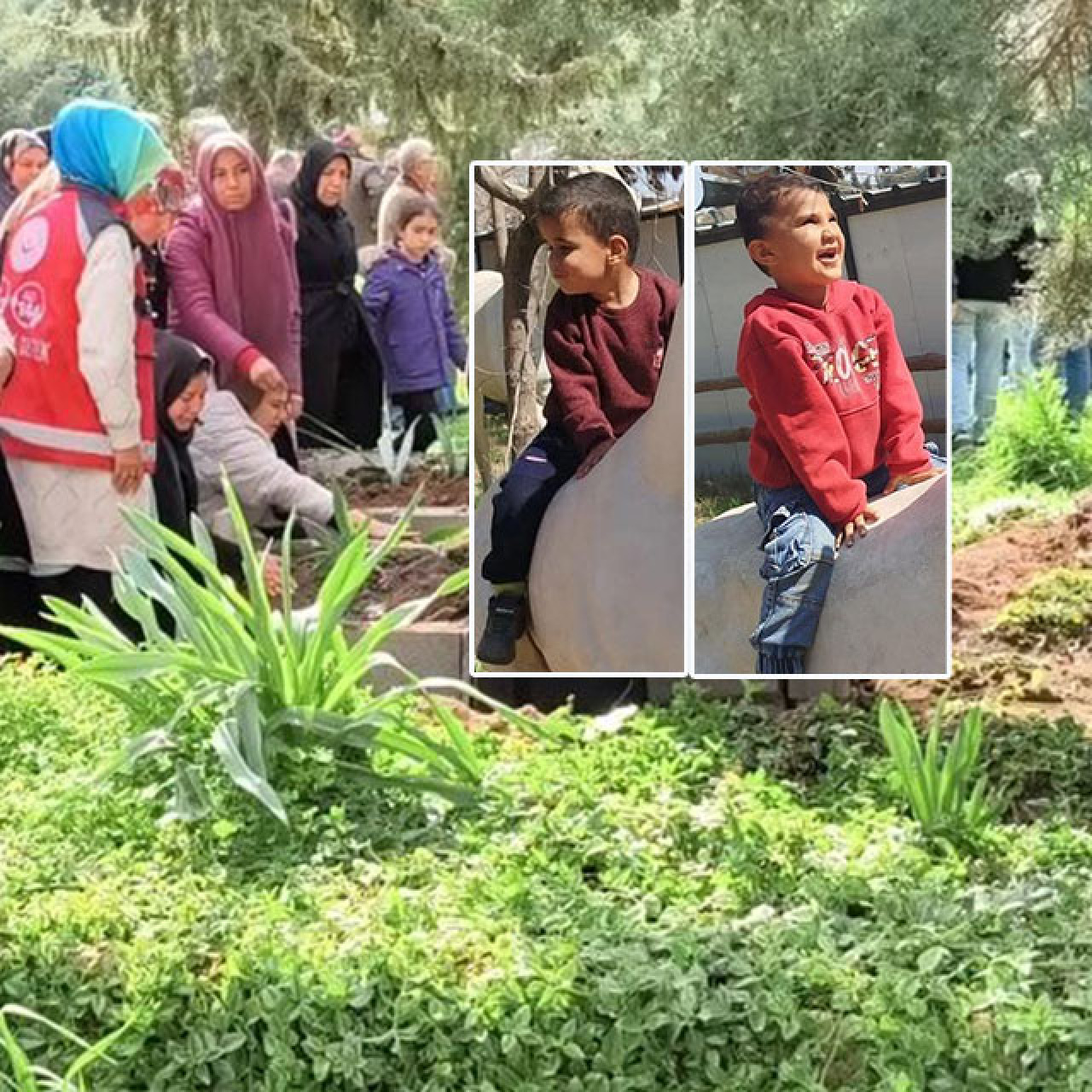 Biri 3, diğeri 5 yaşındaydı... İki kardeş yan yana!