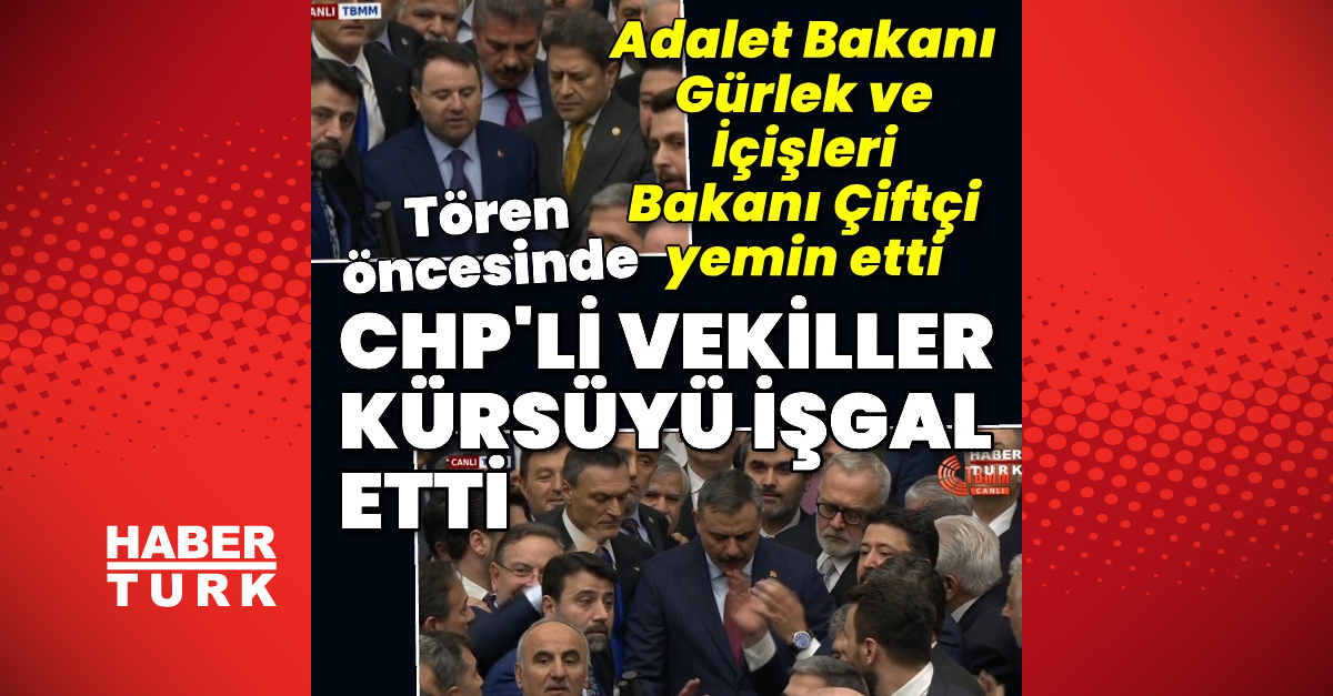 TBMM Genel Kurulu'nda Kavgan Bir Çarpuşma: Adalet Bakanı Akın Gürlek'in Yemin Töreni Öncesi Milletvekilleri ile Kavga Etme Olayı