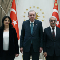 Cumhurbaşkanı Erdoğan DEM heyetiyle görüştü