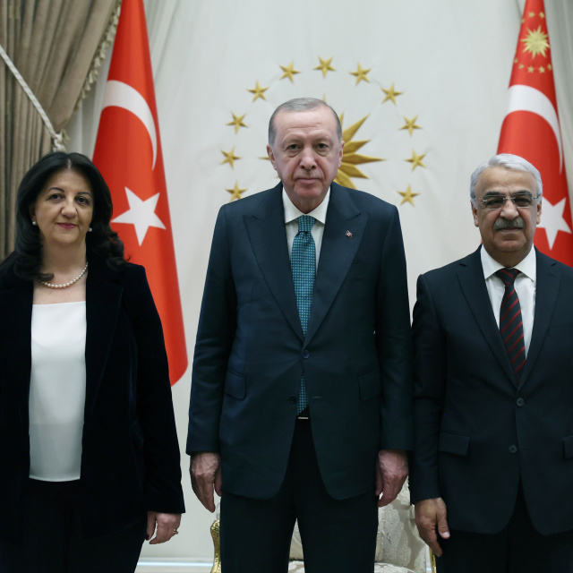 Cumhurbaşkanı Erdoğan DEM heyetiyle görüştü