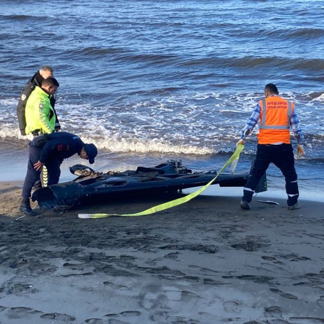 Ünye sahilinde İHA alarmı