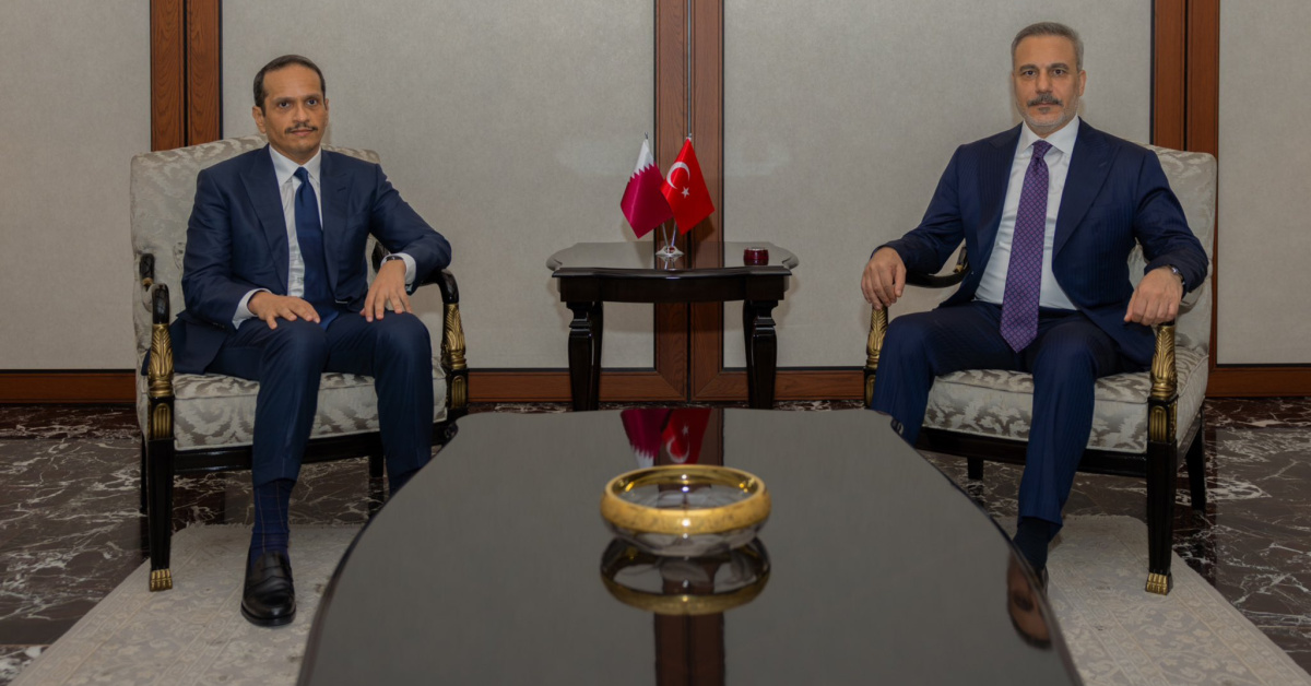 Bakan Fidan, Katarlı mevkidaşı ile görüştü