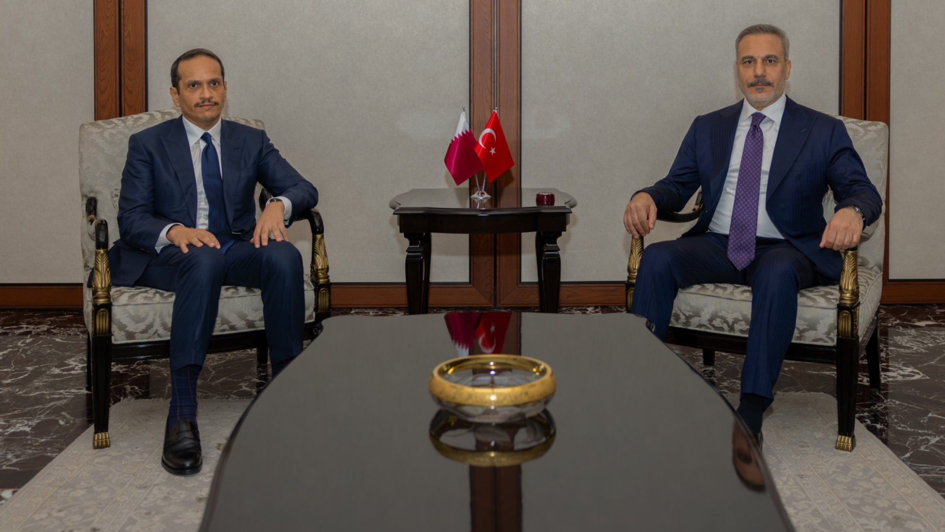 Dışişleri Bakanı Hakan Fidan, Katar Başbakanı ile Ankara'da Görüştü