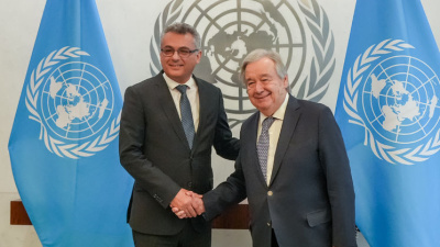 KKTC Cumhurbaşkanı, BM Genel Sekreteri ile görüştü
