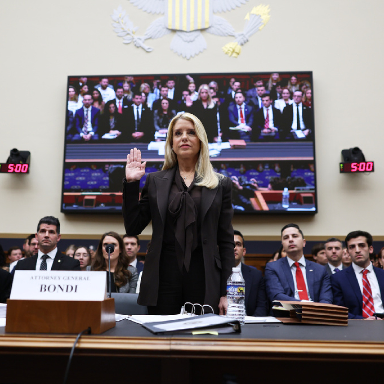 ABD Adalet Bakanı Bondi'ye Epstein sorgusu