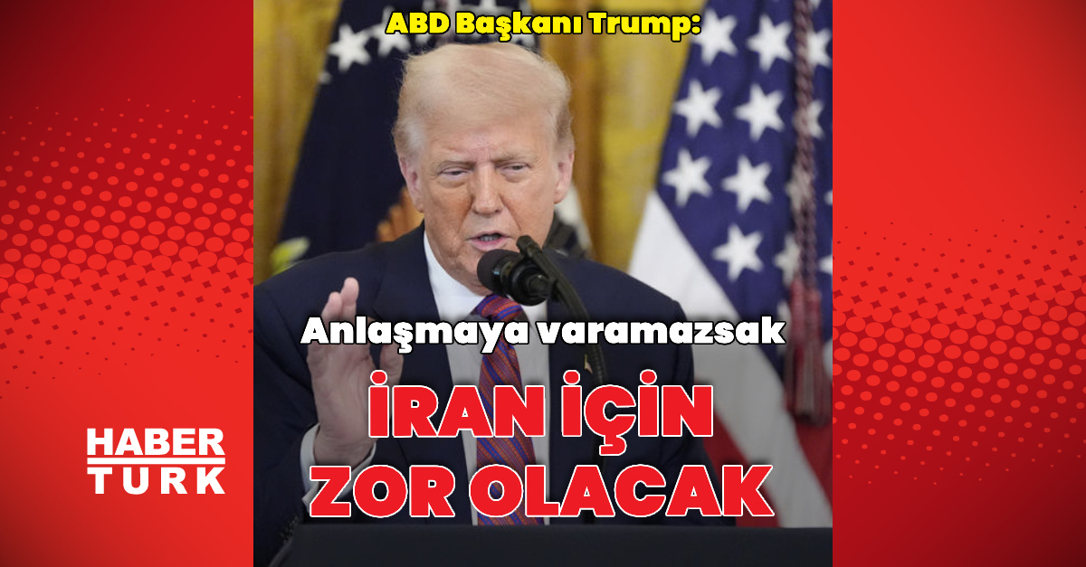 "İran'la bir anlaşma yapmamız gerekiyor"