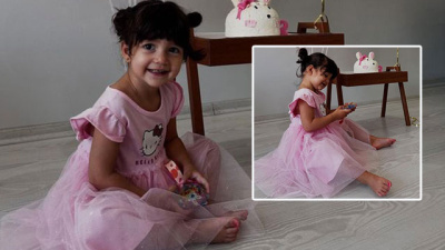 3 yaşındaki Melinda yürekleri kavurdu!