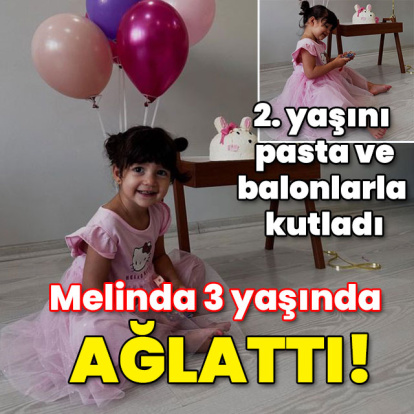 3 yaşındaki Melinda yürekleri kavurdu!
