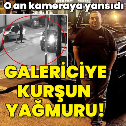 O an kameraya yansıdı... Kahvehane çıkışı galericiye kanlı infaz!