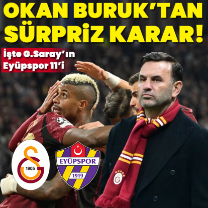 Galatasaray'ın konuğu Eyüpspor!