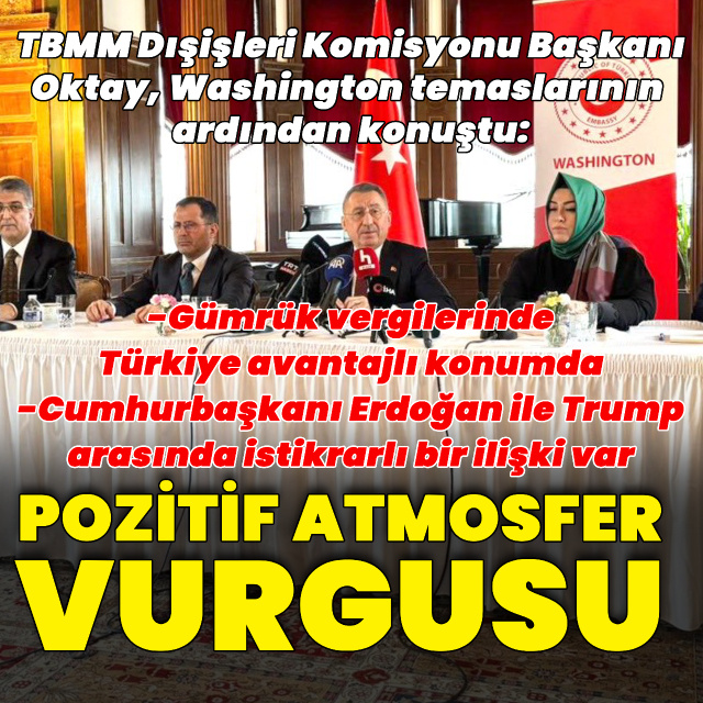 Fuat Oktay ABD'de açıklamalarda bulundu