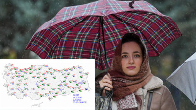 21 il için "sarı" alarm! 7 bölgede yağış var!