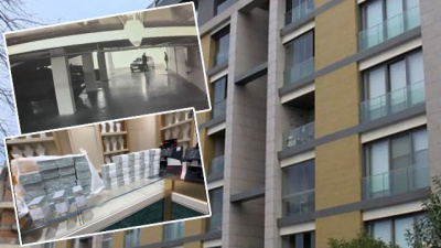 30 milyon doları 15 dakikada çaldılar! O anlar kamerada...