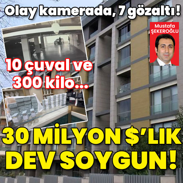 30 milyon doları 15 dakikada çaldılar! O anlar kamerada...