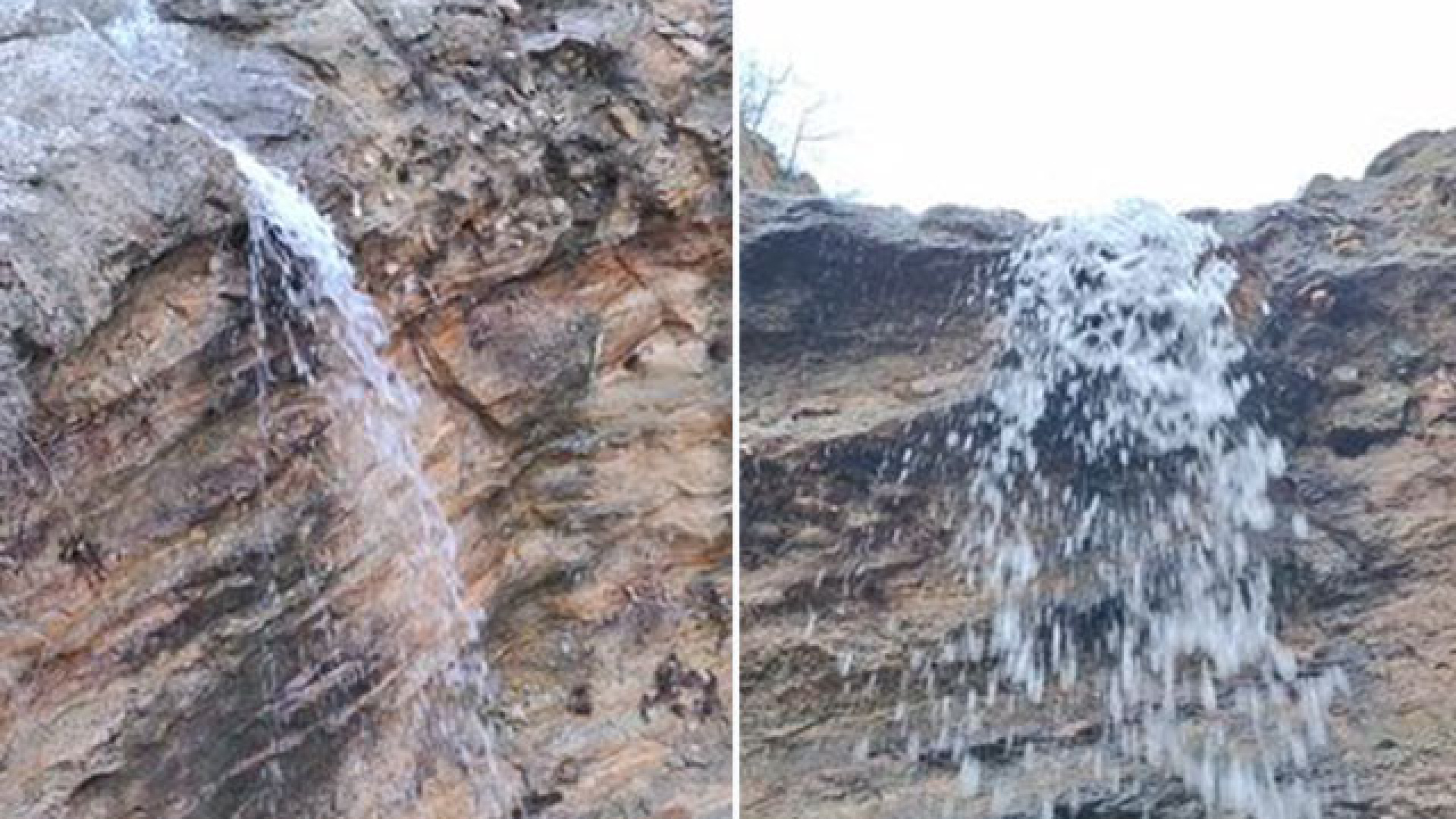 Ankara haberleri: Yağışın ardından o küçük şelale akmaya başladı | SON DAKİKA HABER | Son dakika haberleri