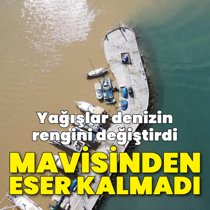 Gökova mavisinden eser kalmadı!