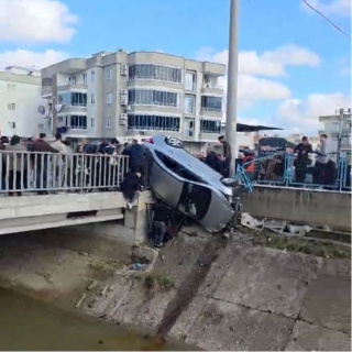 Köprüde kıl payı kurtuluş