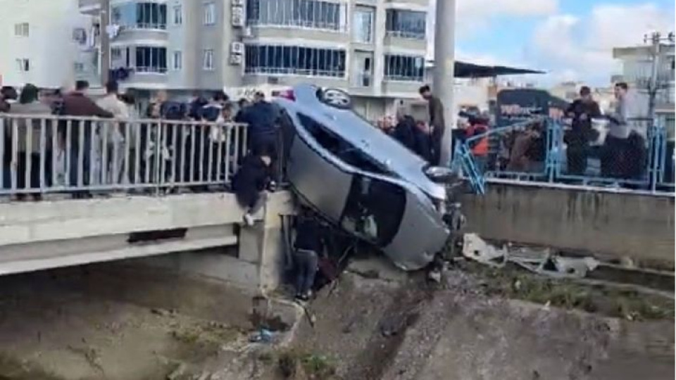 Köprüde kıl payı kurtuluş