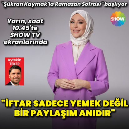 "İftar bir paylaşım anıdır"