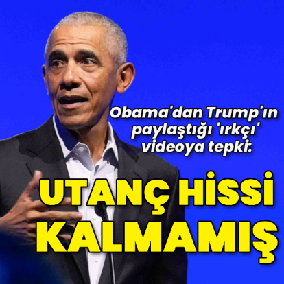 Obama'dan Trump'ın paylaştığı "ırkçı" videoya tepki