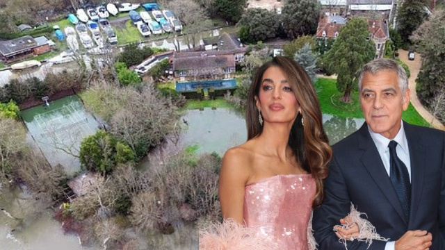 Lüks evini su bastı