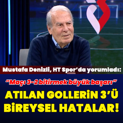 "Atılan gollerin 3'ü bireysel hatalar"
