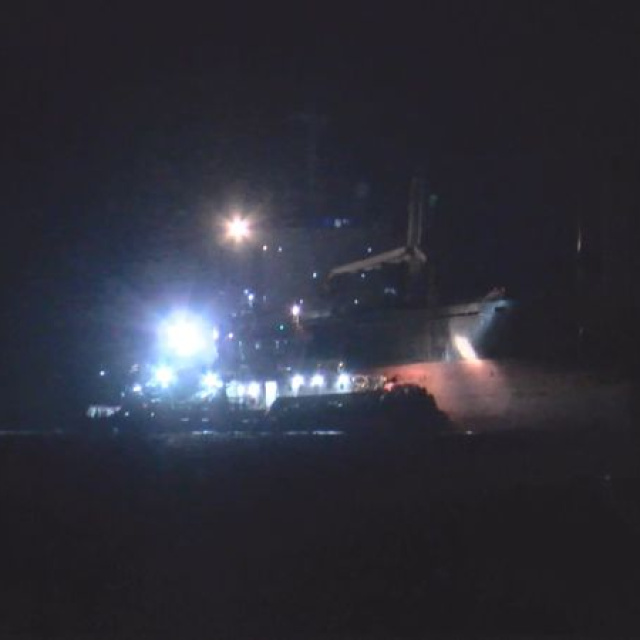 Kurtarılan kargo gemisi, bu kez fırtınada sürüklendi