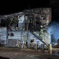 Prefabrik evde yangın! Karı koca öldü