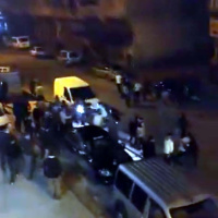 Gaziantep'te kan donduran görüntü! Kavga edenleri aracıyla ezdi!