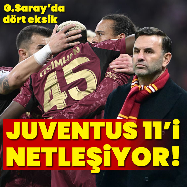 Juventus 11'i netleşiyor!