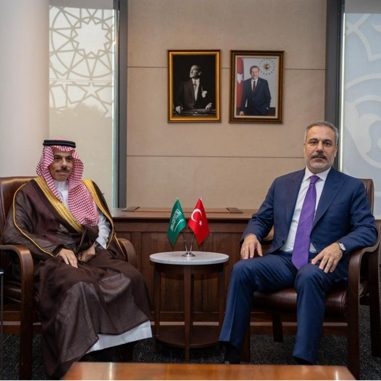 Bakan Fidan Suudi mevkidaşıyla görüştü