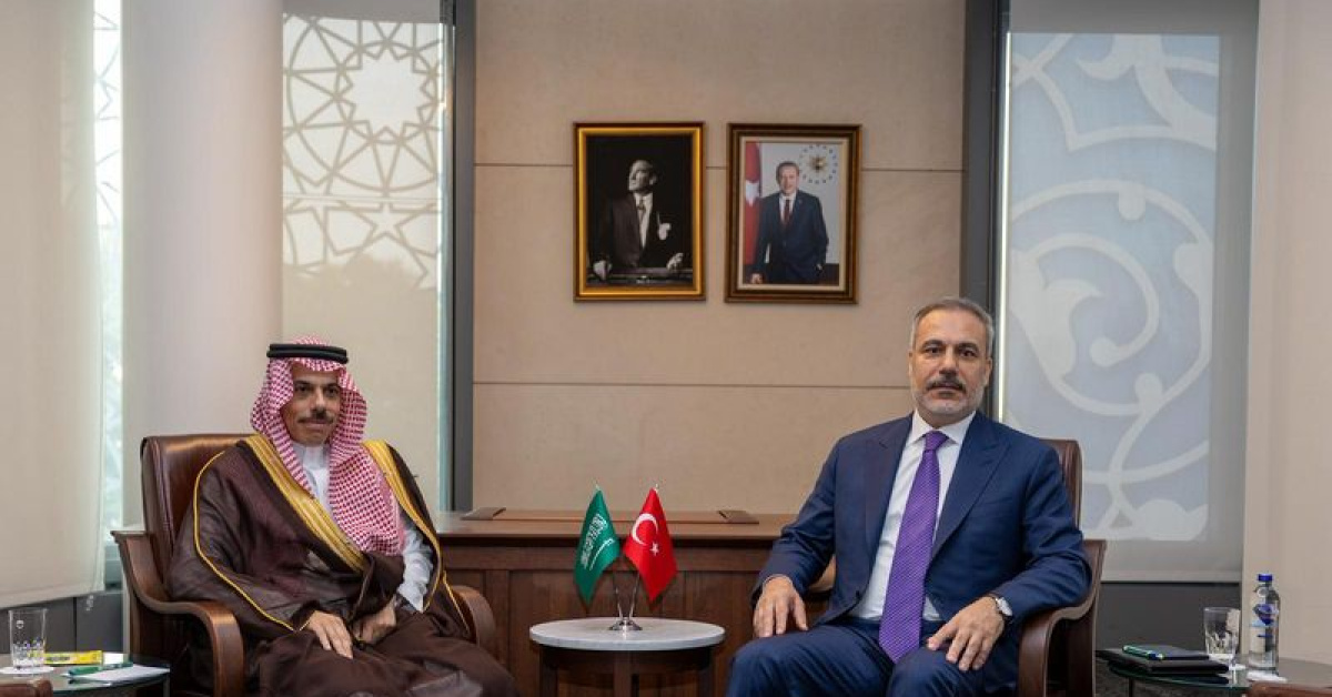 Bakan Fidan Suudi mevkidaşıyla görüştü