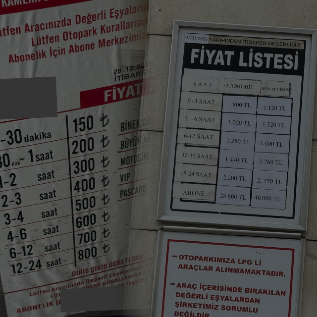 Otopark ücretleri kiralarla yarışıyor