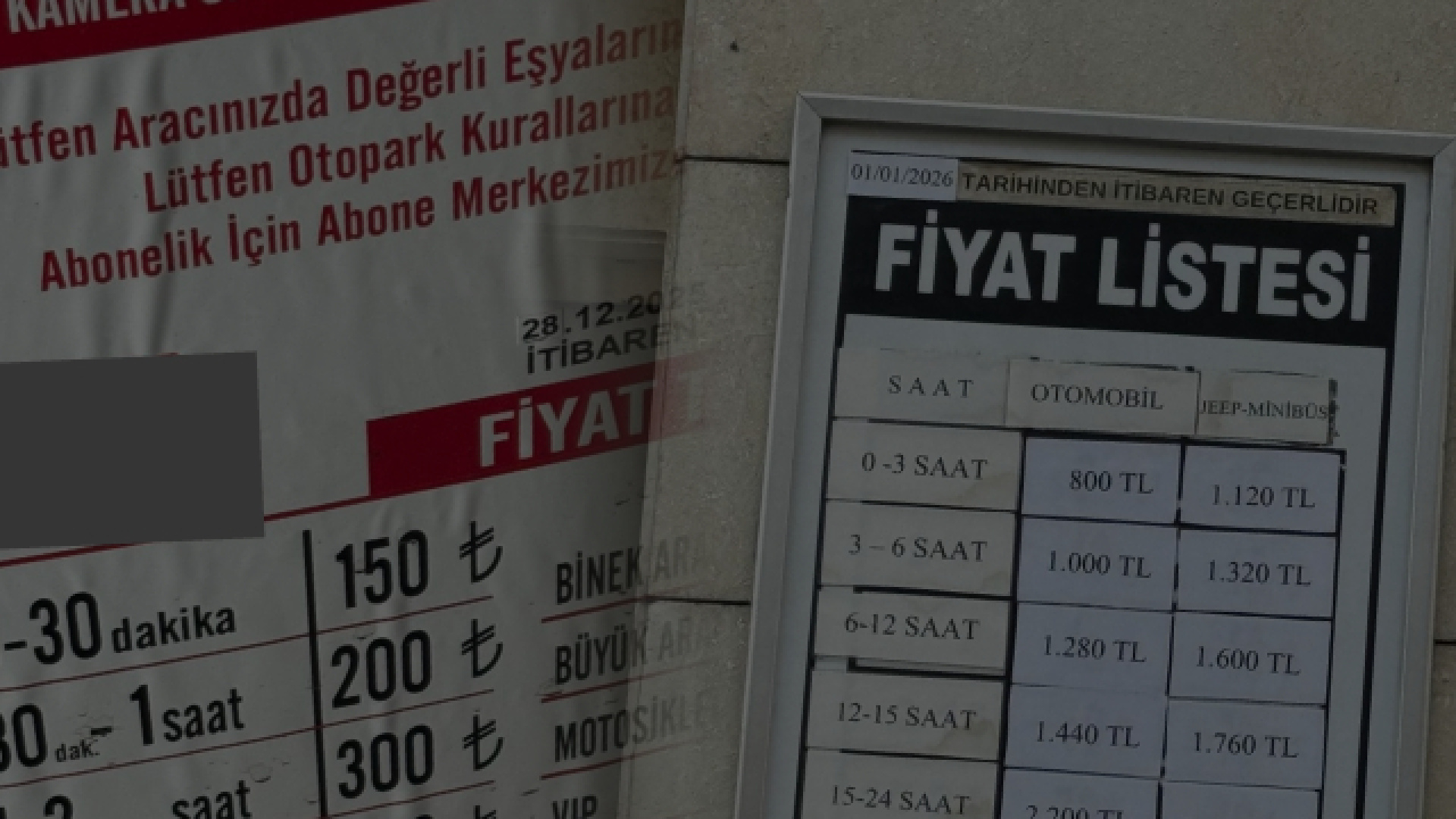 İstanbul'da Otopark Ücretleri Kiraları Geçti: Saatlik 800 TL, Aylık 50 Bin TL