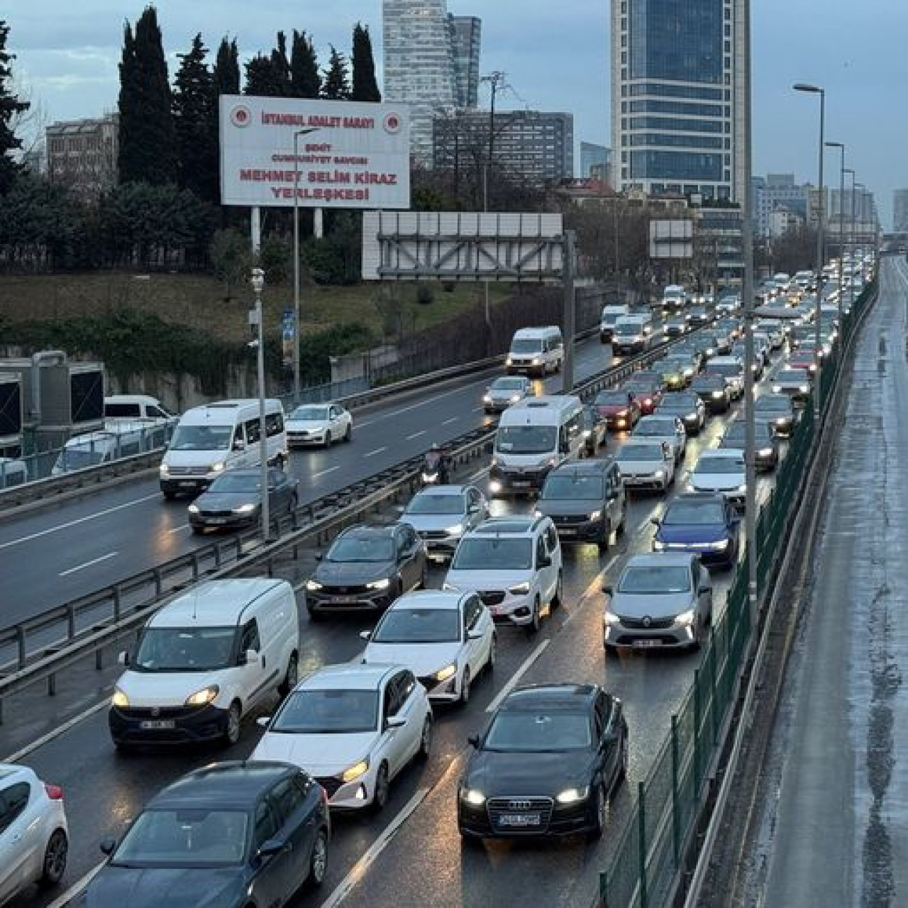 İstanbul'da trafik çilesi