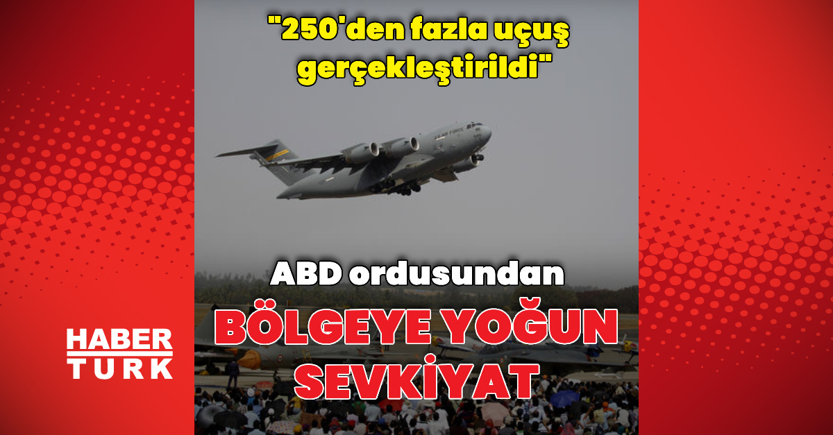 ABD'den bölgeye yoğun kargo sevkiyatı