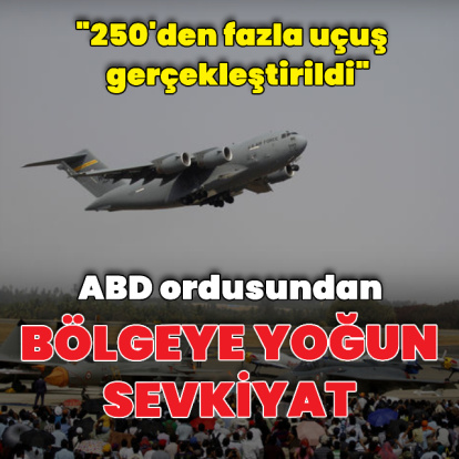 ABD'den bölgeye yoğun kargo sevkiyatı