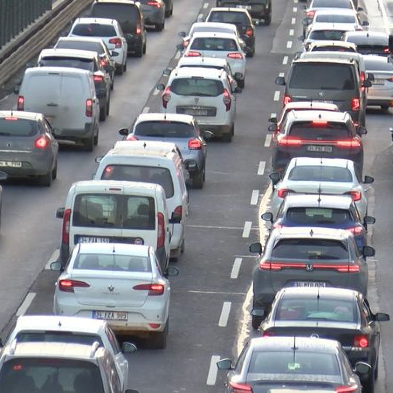 Anadolu Yakası'nda trafik yüzde 90!